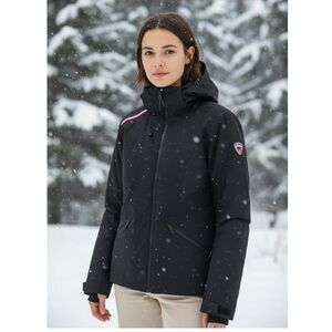 Pristine Rossignol Black Ski Jacket